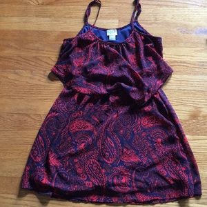 Summer adjustable strap dress